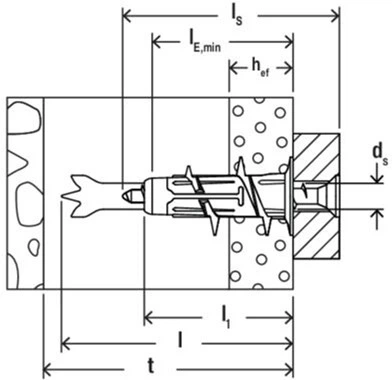 Kołek rozporowy Fischer DuoBlade 545677 do płyt gipsowo-kartonowych 40 szt (4048962323726) - obraz 4