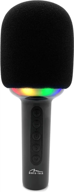 Мiкрофон Media-Tech Karaoke Idol Wireless Bluetooth колонка RGB (MT399) (5906453103990) - зображення 2