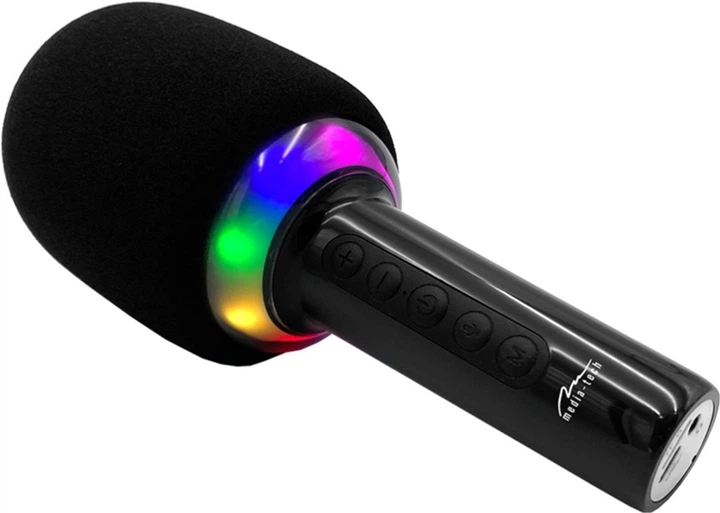 Мiкрофон Media-Tech Karaoke Idol Wireless Bluetooth колонка RGB (MT399) (5906453103990) - зображення 3