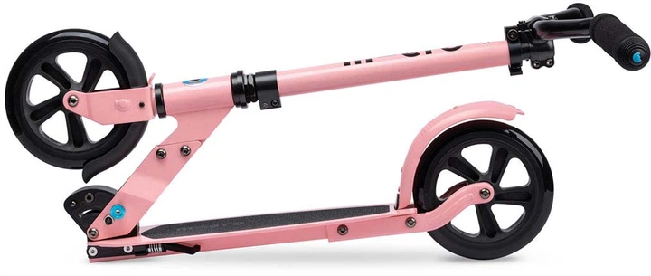 Hulajnoga Micro Speed Deluxe składana dwukołowa do 100 kg Neonowo-różowa (SA0213) (7630053546984) - obraz 5