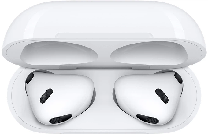 Навушники Apple AirPods with Wireless Charging Case 2021 (3-є покоління) (MME73TY/A) - зображення 4