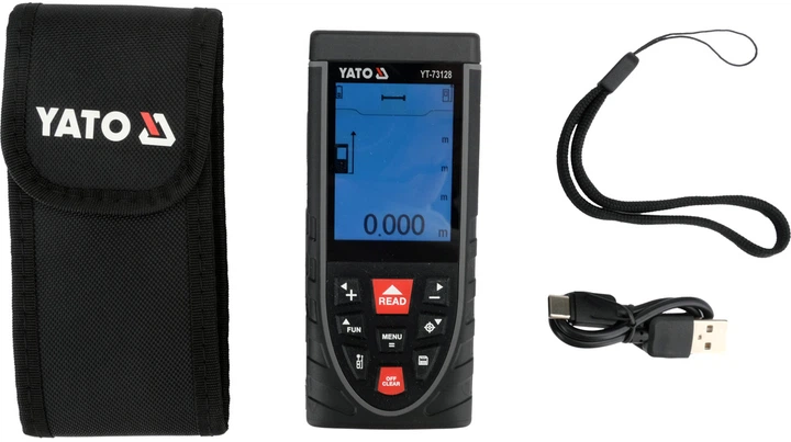 Далекомір лазерний Yato YT-73128 з відеопереглядом 120 м (5906083122989) - зображення 2