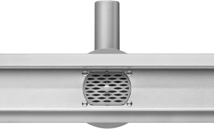 Трап для душу лінійний Fala Rotary 75345 з решіткою поворотний сифон 360° (сухий затвор) можливість встановлення під плитку 50 см (5906083038815) - зображення 5