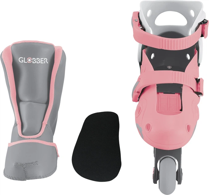 Роликові ковзани Globber 2в1 розмір 30-33 Пастельно-рожеві 783-210 (4895224410973) - зображення 10