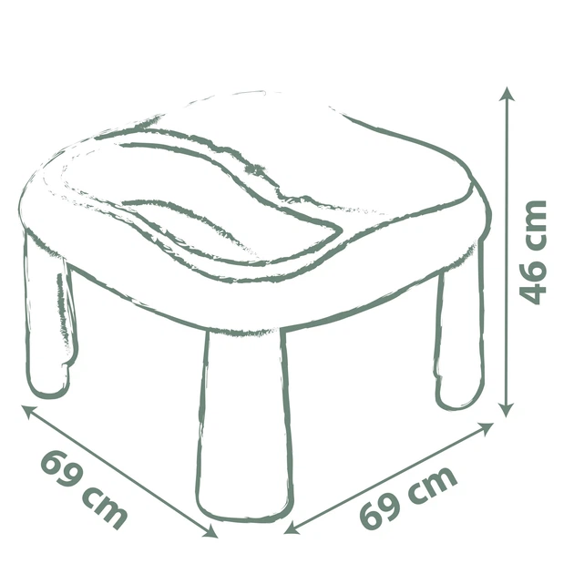 Ігровий стіл Smoby Life 2в1 з набором для піску 7600840111 (3032168401112) - зображення 3