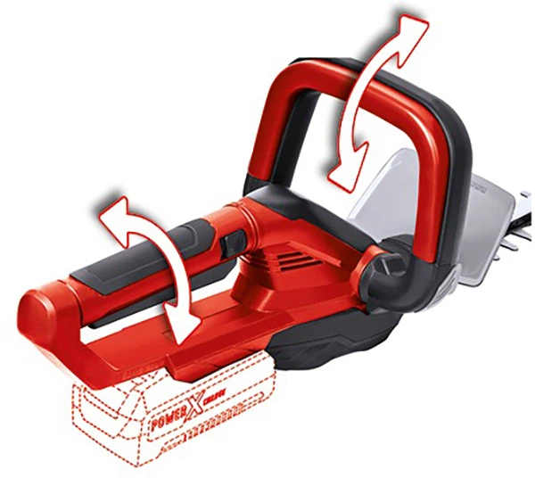 Nożyce do żywopłotu akumulatorowe Einhell X-Change GC-CH 1855/1 Li Solo 3410502 (4006825615937) - obraz 4