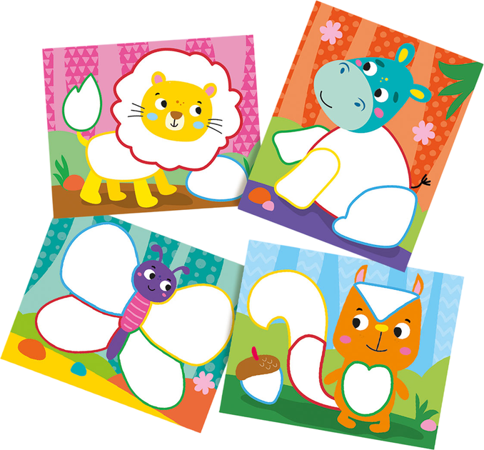 Набір для творчості SES Creative Montessori Сортуй кольори та матеріали 14062S (8710341140625) - зображення 3