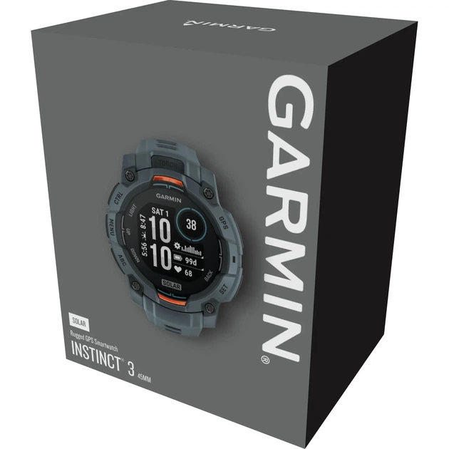 Смарт-часы Garmin Instinct 3 45mm Solar Twilight with Twilight Band (010-02934-01) [125562] - изображение 7