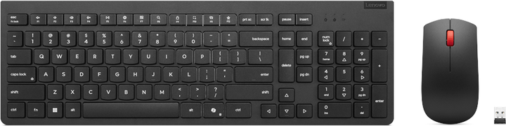 Zestaw bezprzewodowy Lenovo Essential Combo Gen2 Wireless Black (4X31R64491) - obraz 1
