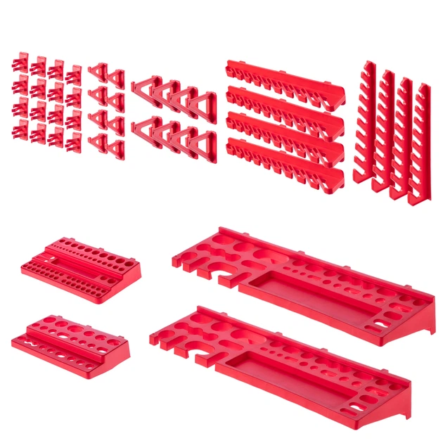 Tablica narzędziowa Kadax K7662 ścianka warsztatowa 116 x 78 cm 80 elementów (5903699468081) - obraz 6