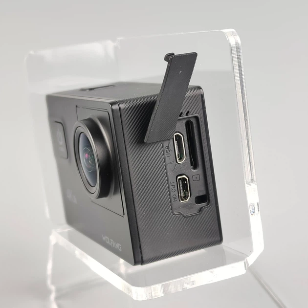 Экшн-камера WOLFANG GA320 / 170° / 20Мп / 4К / 60fps / Wi-Fi / Влагозащищенная / Черная Б/В - изображение 11