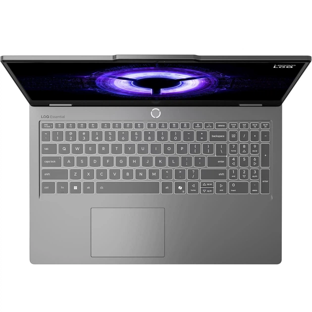 Ноутбук Lenovo 15.6 LOQ Essential 15IRX11/Intel i5-13450HX/16GB/1TB/RTX 5060 8GB/DOS/Luna Grey (83SC002TRA) - изображение 4