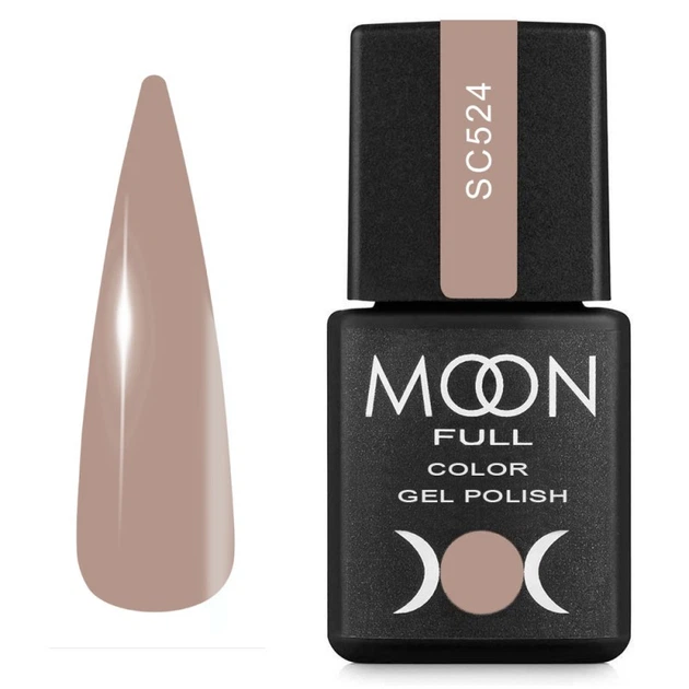 Гель-лак Moon Full color Gel polish №SC524 кофе с молоком 8 мл - Фото 1 Гель-лак Moon Full color Gel polish №SC524 кофе с молоком 8 мл - изображение 1