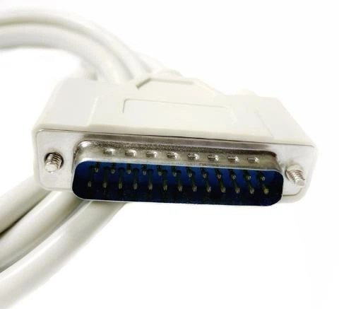 Кабель для принтера LPT-порт 1.5 м шнур DB25-С36M Папа-Мама(MALE-FEMALE) Белый - изображение 4