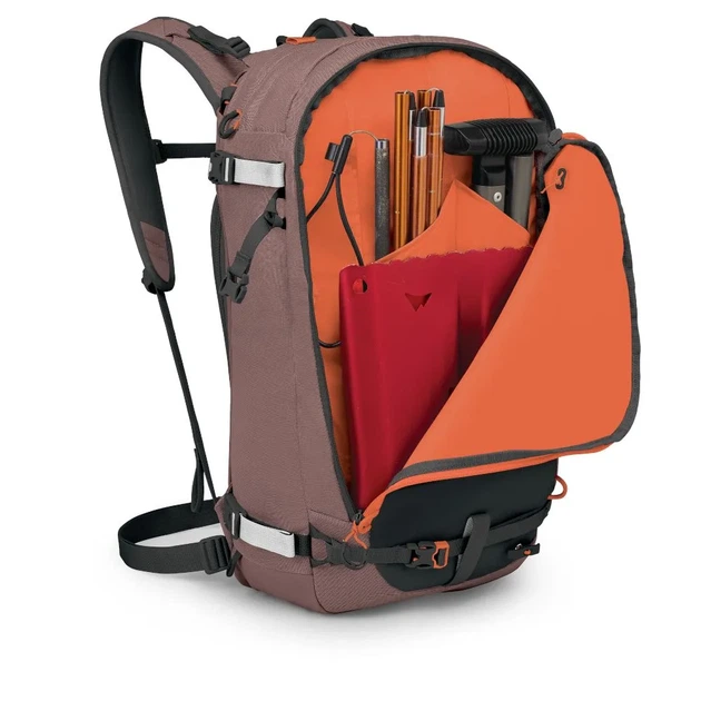 Рюкзак туристичний Osprey Sopris 25 magma brown/raven black Uni (100083613) - зображення 4