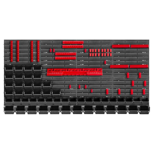 Tablica narzędziowa Kadax K7730 ścianka warsztatowa 156 x 78 cm 95 elementów (5903699468821) - obraz 3