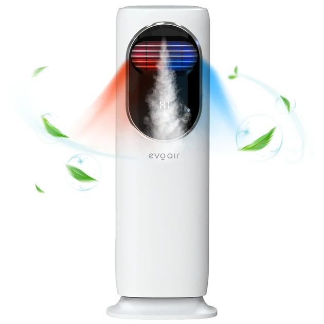 Охладитель воздуха мини-кондиционер Evoair BRIIS SILVER PRO 4 в 1: охлаждение, обогрев, увлажнение, УФ-стерилизация и вентиляция воздуха. - изображение 2