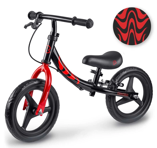 Rowerek biegowy Ricokids Fun Adventure Czarny (5903890630348) - obraz 3