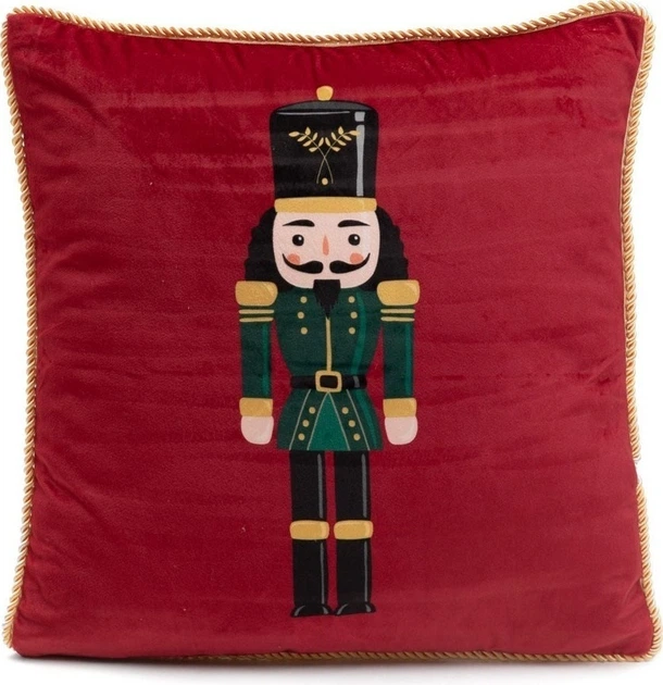 Наволочка Homla Nutcracker з мотивом Лускунчика 45 x 45 см (5904183827841) - зображення 2