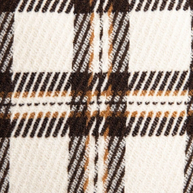 Наволочка Homla Abedo у клітинку з хутряною облямівкою 45 x 45 см (5906496749537) - зображення 3