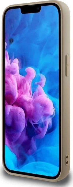 Панель Guess Grained Triangle with MagSafe для Apple iPhone 16e Brown (GUHMPSE4PGTSPSW) - зображення 5