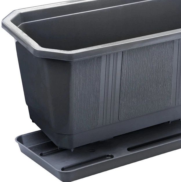 Балконний квітковий горщик з ручками Kadax Oste K8230 4 шт - зображення 2