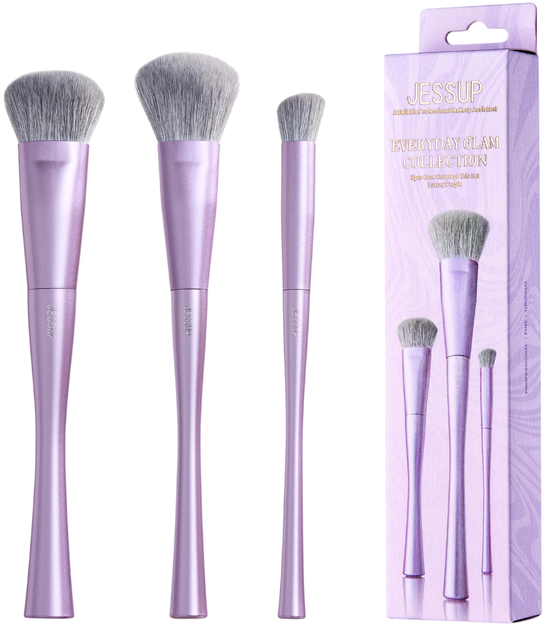 Zestaw pędzli do makijażu Jessup Everyday Glam Collection T513 3 szt (6976074375136) - obraz 1