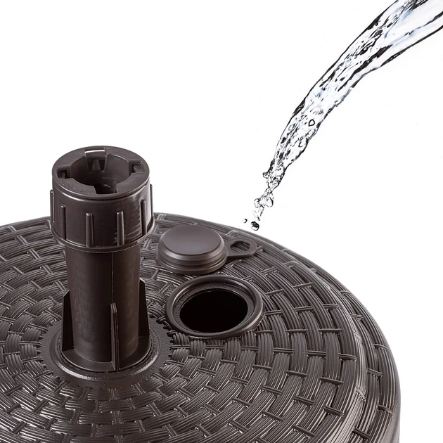 Підставка для садової парасольки Kadax Solero rattan K10283 - зображення 4