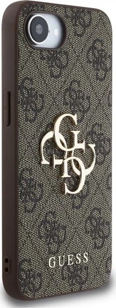 Панель Guess 4G Big Metal Logo для Apple iPhone 16e Brown (GUHCPSE44GMGBR) - зображення 3