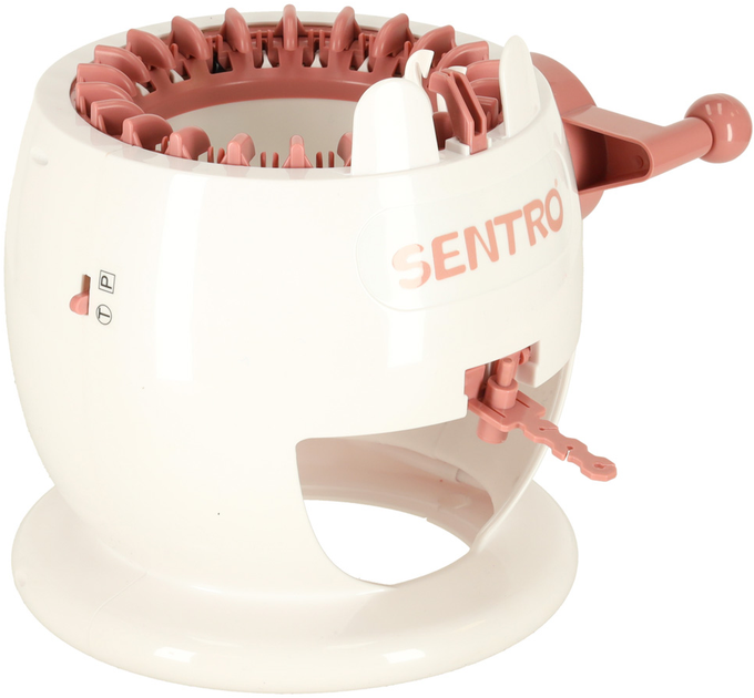 Zestaw kreatywny KIK Maszyna do szycia krosno dziewiarska 22-igłowa + 2 kłębki włóczki (5903039753808) - obraz 3