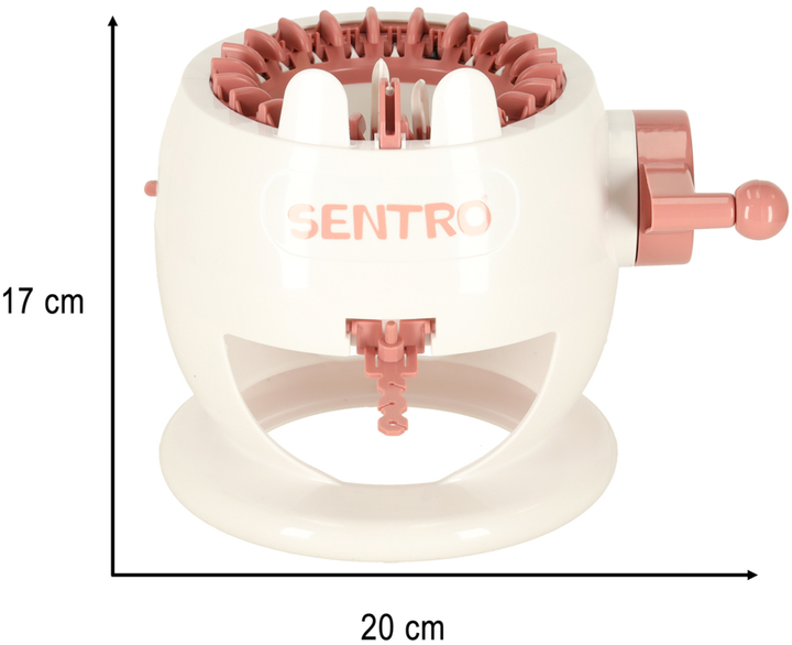 Zestaw kreatywny KIK Maszyna do szycia krosno dziewiarska 22-igłowa + 2 kłębki włóczki (5903039753808) - obraz 13