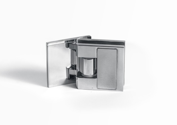 Петля для душевой кабины br-8500L-29 петли для стекла стена-стекло 90° со скрытым креплением, нержавейка полированная - изображение 3