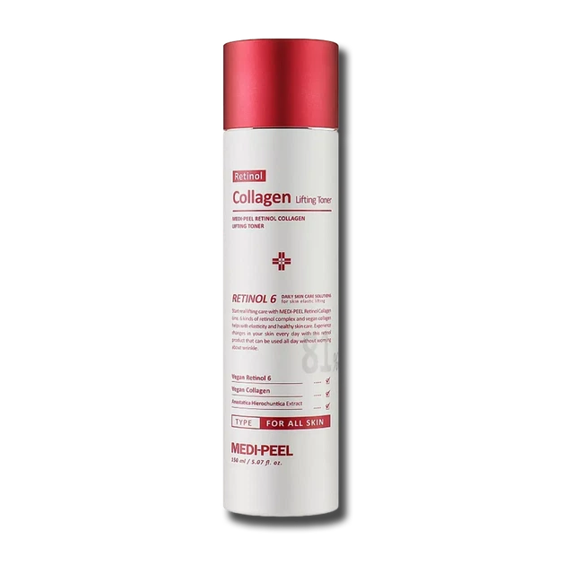 Омолоджуючий тонер з колагеном та ретинолом Medipeel Retinol Collagen Lifting Toner - Фото 1 Омолоджуючий тонер з колагеном та ретинолом Medipeel Retinol Collagen Lifting Toner - изображение 1