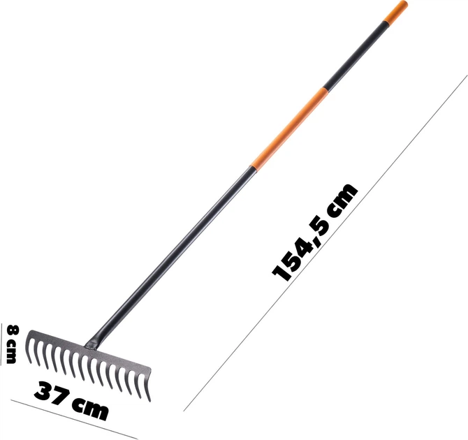 Граблі для листя Kadax Kisa K4212 (26186) - зображення 3