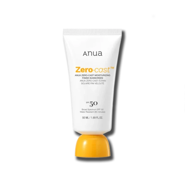 Зволожуючий сонцезахисний крем без білих слідів ANUA Zero-cast Moisturizing Finish Sunscreen SPF50+ - Фото 2 Зволожуючий сонцезахисний крем без білих слідів ANUA Zero-cast Moisturizing Finish Sunscreen SPF50+ - изображение 2