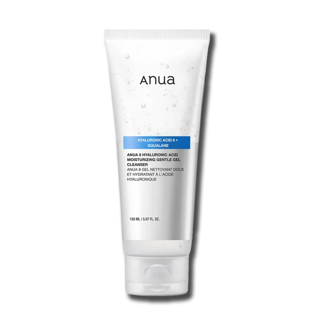 Зволожуючий ніжний гель для вмивання ANUA 8 HYALURONIC ACID MOISTURIZING GENTLE GEL CLEANSER 150 - Фото 1 Зволожуючий ніжний гель для вмивання ANUA 8 HYALURONIC ACID MOISTURIZING GENTLE GEL CLEANSER 150 - изображение 1