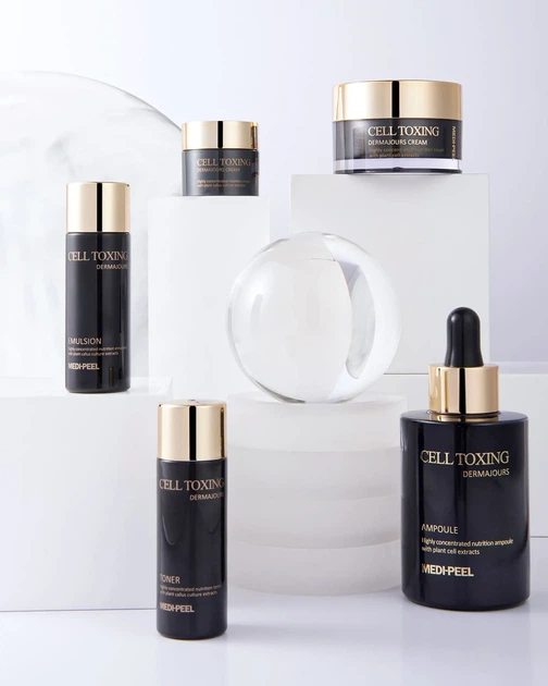 Набір для омолодження зі стовбуровими клітинами рослин Medi-Peel Cell Toxing Dermajours Essencial Set - зображення 6