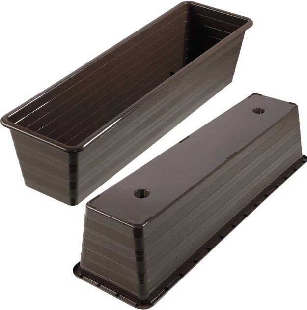 Балконний квітковий горщик Kadax Catí K10186 4 шт - зображення 2