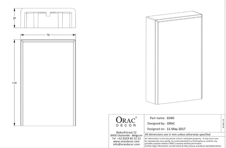 Пьедестал Orac Decor D340 - изображение 3