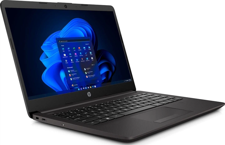 Ноутбук HP 240R-G9 14" FHD IPS AG, Intel 3-100U, 16GB, F512GB, UMA, DOS, чорний - изображение 2