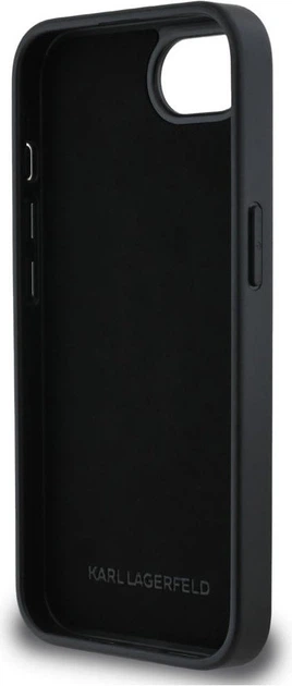 Панель Karl Lagerfeld Monogram Karl Head Pin для Apple iPhone 16e Black (KLHCPSE4PGKLKIPK) - зображення 7
