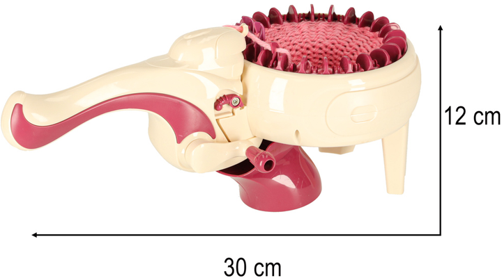 Zestaw kreatywny KIK Maszyna do dziergania z akcesoriami i 5 kolorami włóczki (5903039766006) - obraz 11