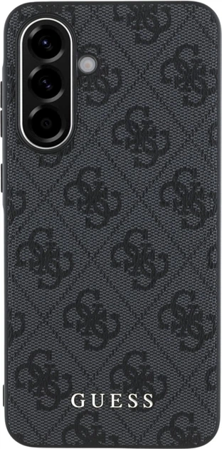 Панель Guess 4G Metal Gold Logo для Samsung Galaxy A36 Black (GUHCSA36G4GFGR) - зображення 1