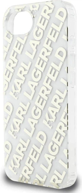 Панель Karl Lagerfeld IML Repeat Logo для Apple iPhone 16e Gold (KLHCPSE4HKFOEMD) - зображення 6