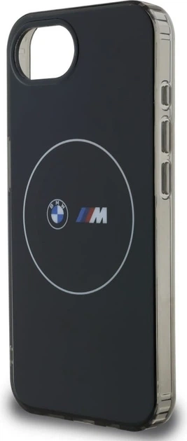 Etui plecki BMW IML Metal White Circle with MagSafe do Apple iPhone 16e Black (BMHMPSE424HBMKH) - obraz 6