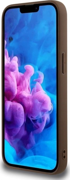 Etui plecki Guess 4G Round Patch Classic Logo with MagSafe do Apple iPhone 16e Brown (3666339454043) - obraz 5