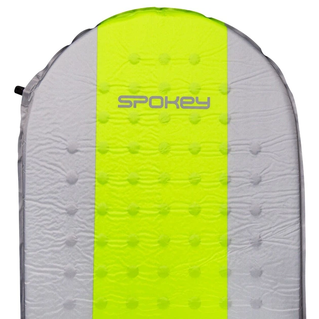 Mata samopompująca Spokey AIR MAT 941063 185 x 55 x 3 cm Szaro-zielony (5905339410634) - obraz 3