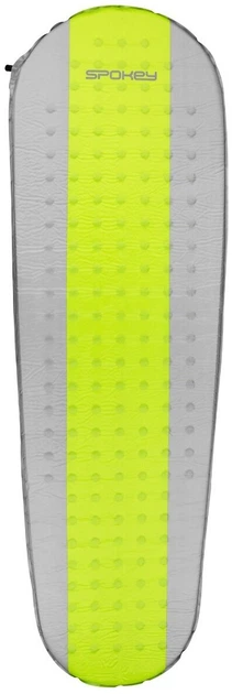 Mata samopompująca Spokey AIR MAT 941064 185 x 55 x 3 cm Szaro-niebieski (5905339410641) - obraz 1