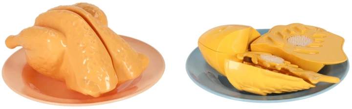 Ігровий набір KIK Кухонна мийка, овочі, фрукти для нарізання 54 елементи (5903039759008) - зображення 8