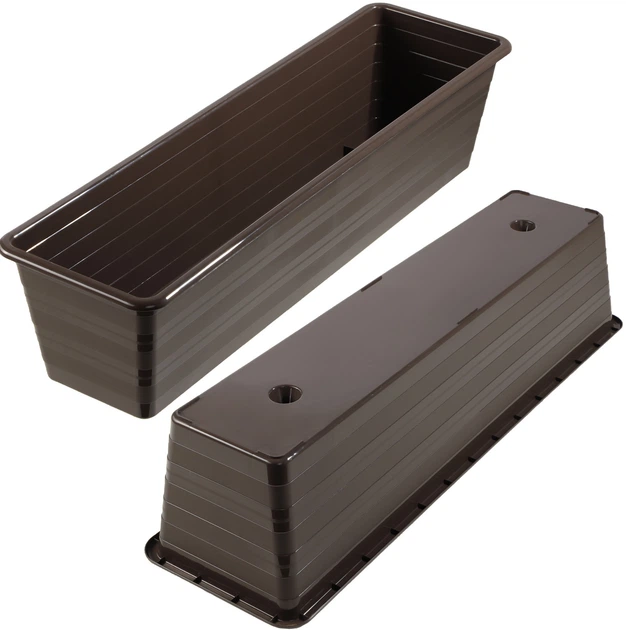 Балконний квітковий горщик Kadax Catí K10187 6 шт - зображення 2